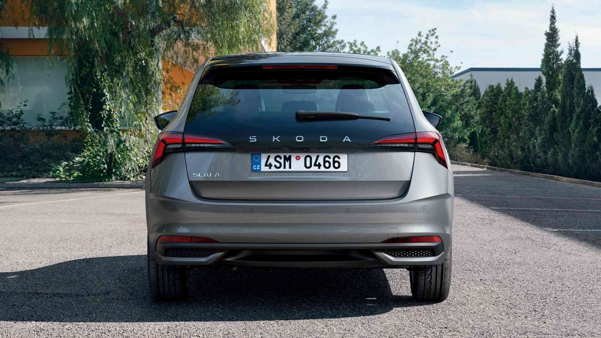 Đuôi xe Skoda Scala