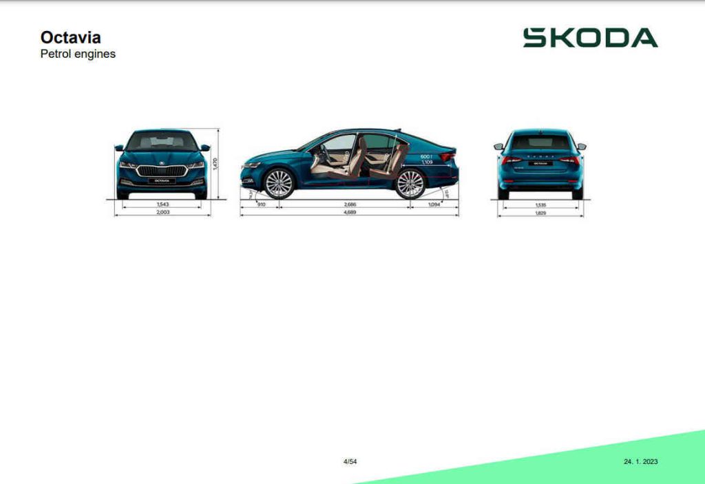 Thông số Skoda Octavia
